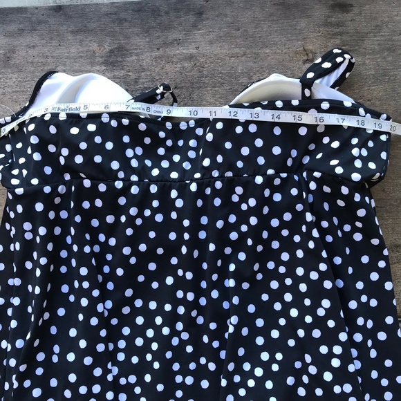 Swim Solutions Flyaway Tummy Control Swim Dress 24 - Picture 6 of 8